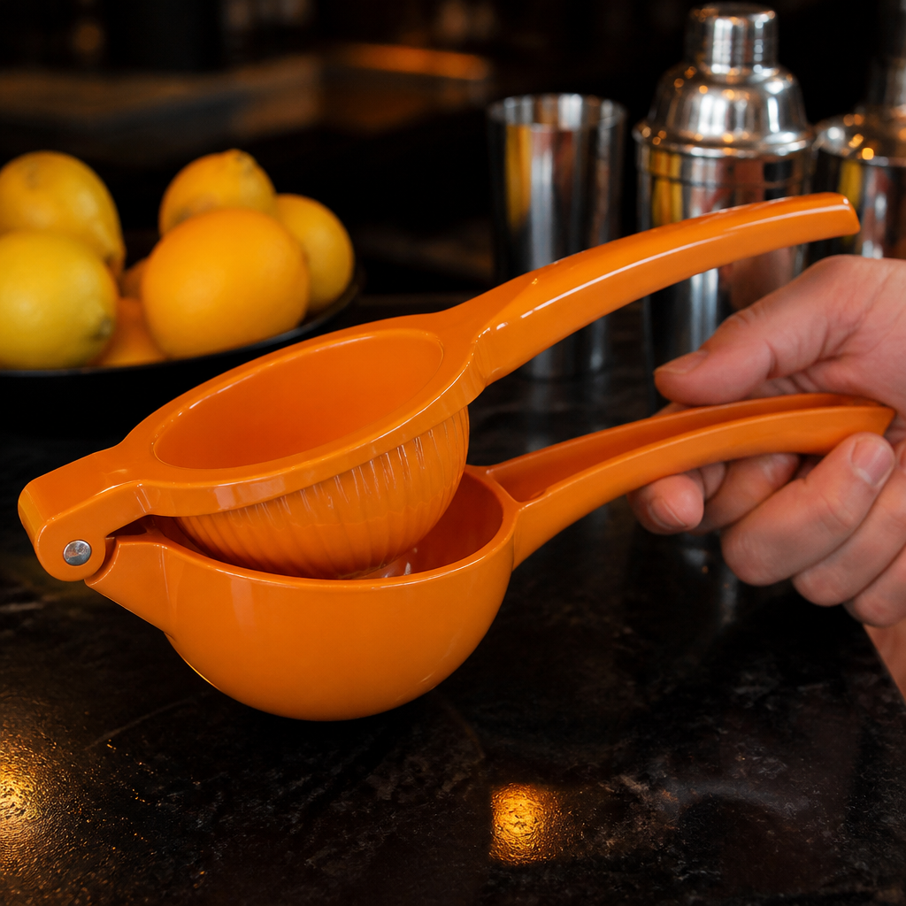 Commercial Manual Juicer with Rippled Squeezing Cup