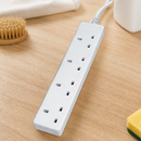 4 Way Extension Lead Multi Socket with 2m Cable for Hotels