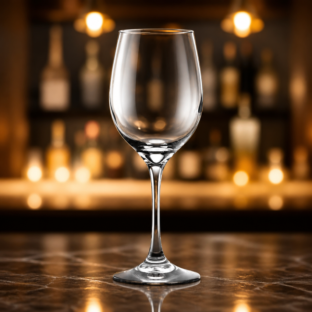 Commercial Wine Glasses 350ml Clear Glass 12 Pack