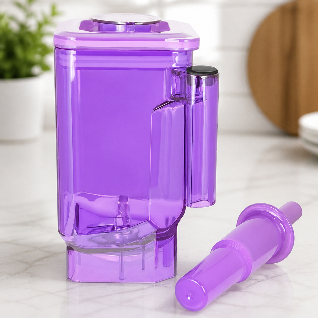 Commercial Blender Jug 255mm High Purple Tint for Allergens