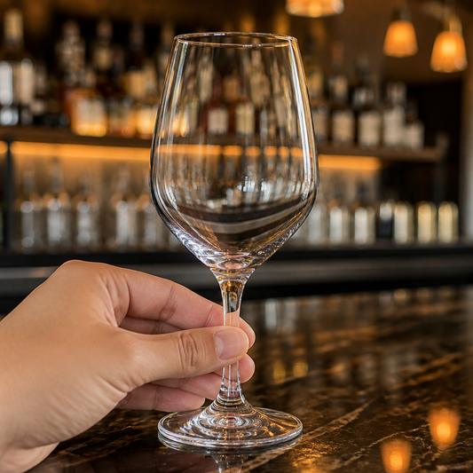 Commercial Wine Glasses 450ml Lead-Free Crystal 6 Pack
