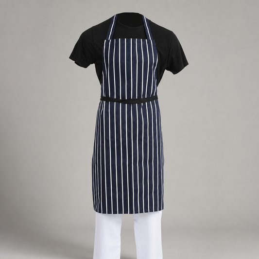 Commercial Striped Butcher Apron 710mm x 960mm Adjustable Fit