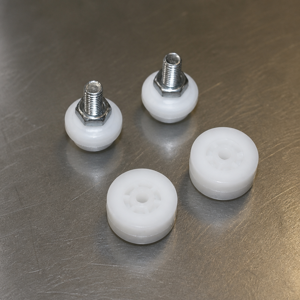 Set of 4 replacement feet for commercial display freezer