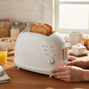 Premium Two Slice Toaster with Adjustable Browning Control and Compact Design for Home Kitchen