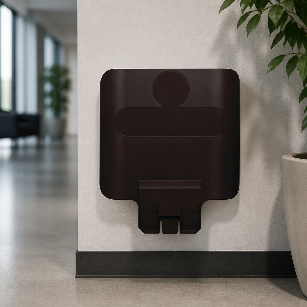 Commercial Recycling Station Billboard Brown 44cm High