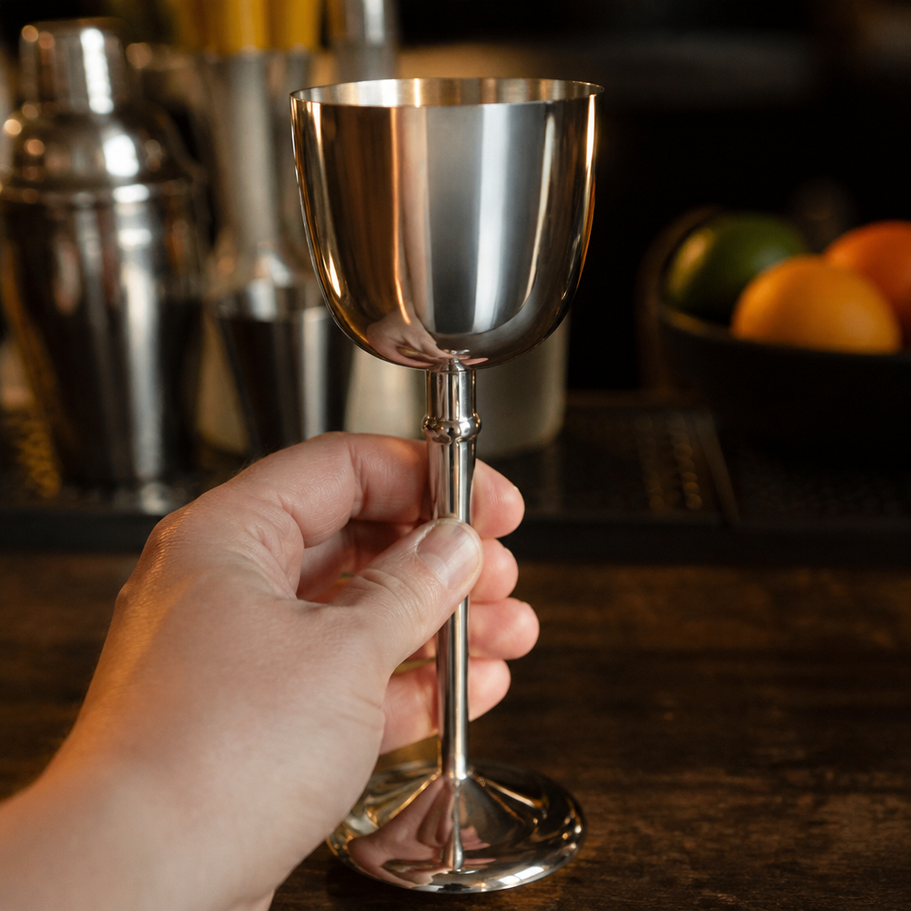 Commercial Nickel Plated Measuring Cup for Bartenders 126g