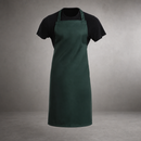 Commercial Staff Bib Apron Bottle Green One Size 710x960mm