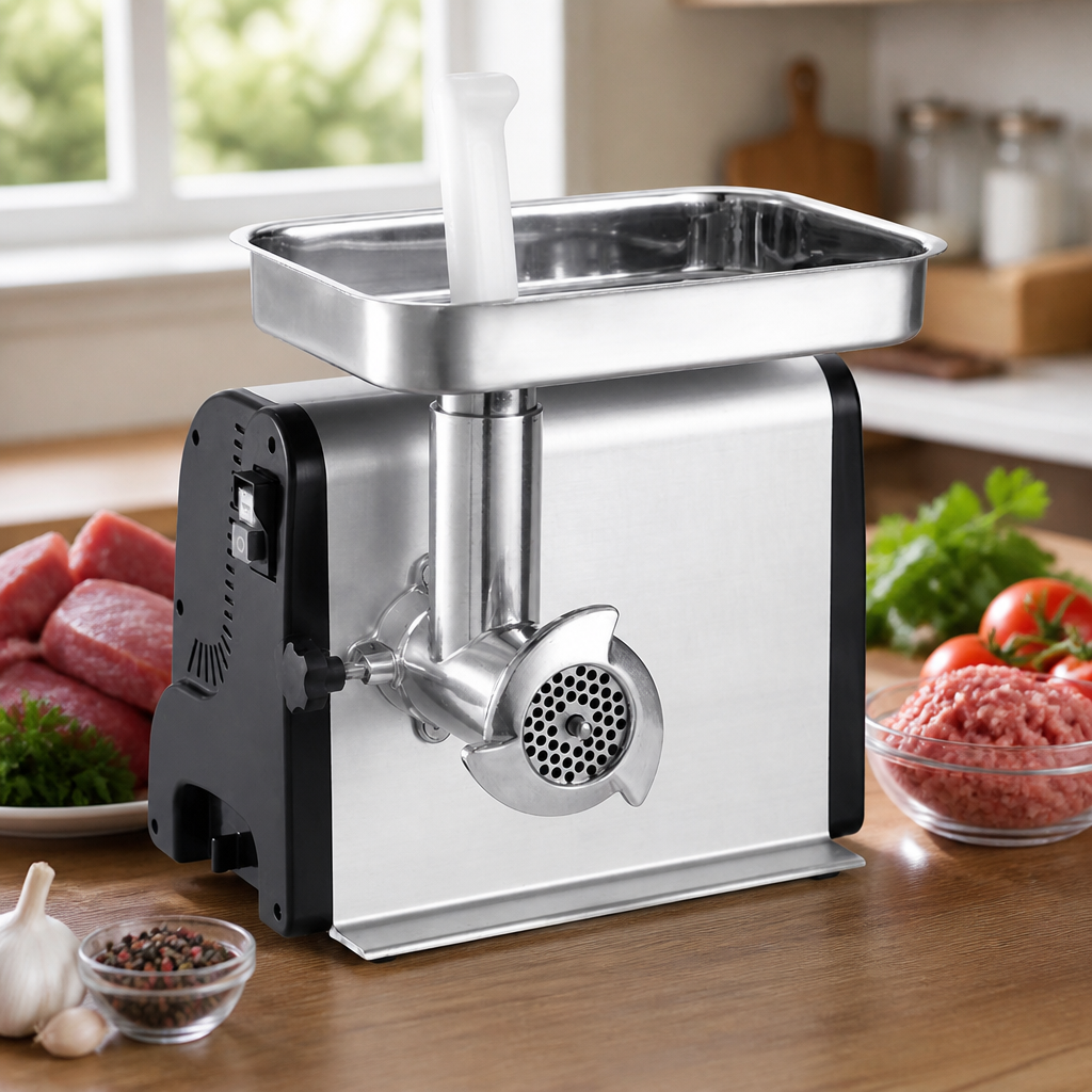 Commercial Meat Mincer 550W Stainless Steel Grinding Capacity