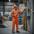 Premium Lightweight High Visibility Coverall with FR/AS/ARC Protection and Multiple Storage Features for Enhanced Comfort