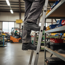 Premium Lightweight Safety Shoe with Steel Toe Cap, Slip Resistant and Oil Resistant Outsole for All Environments - Sizes 2-17