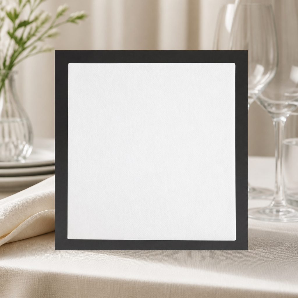 Commercial Recyclable Paper Dinner Napkins 40x40cm 500 Pack