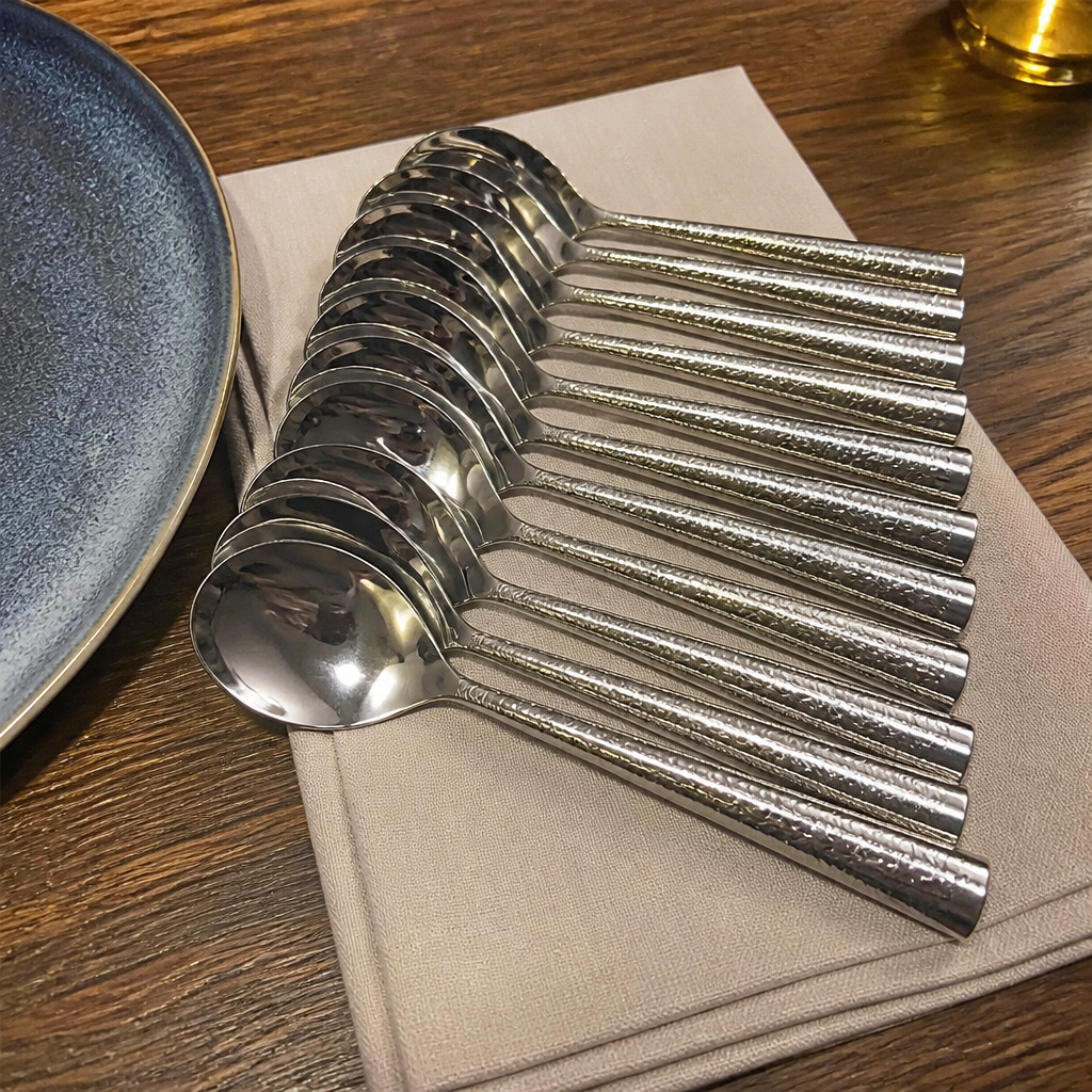 Commercial Soup Spoons 12 Pack for Restaurants and Cafes