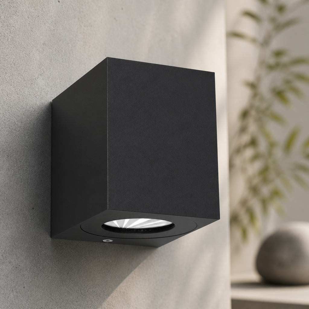 Commercial Outdoor Wall Light Seaside Black Durable Design
