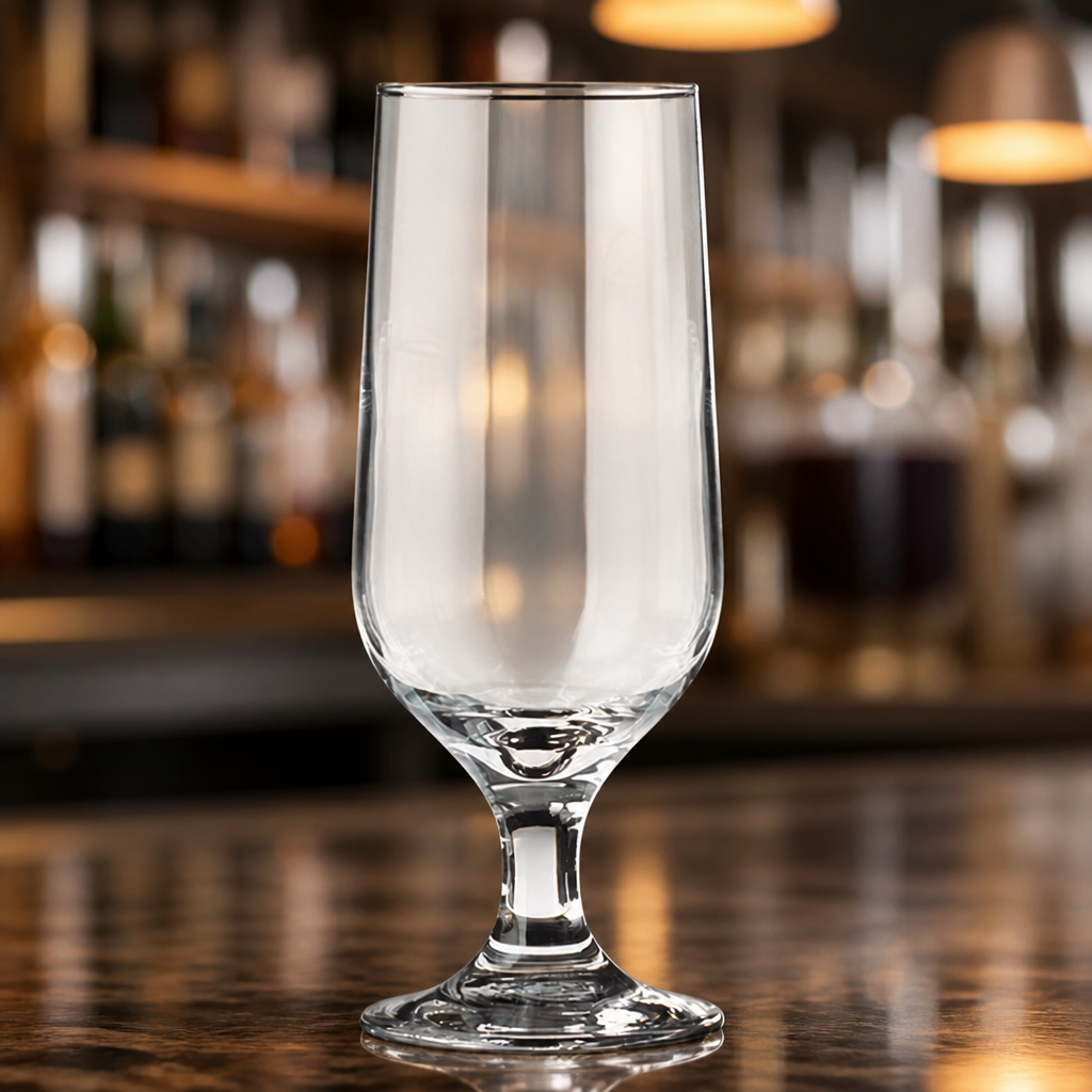 Commercial Stemmed Beer Glasses 340ml Clear 24 Pack