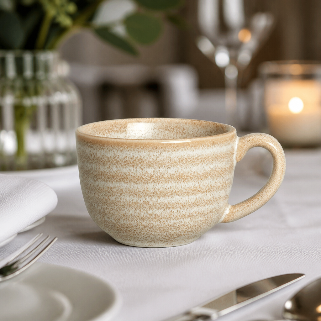 85ml Commercial Vitrified Stoneware Truffle Cups - 12 Pack