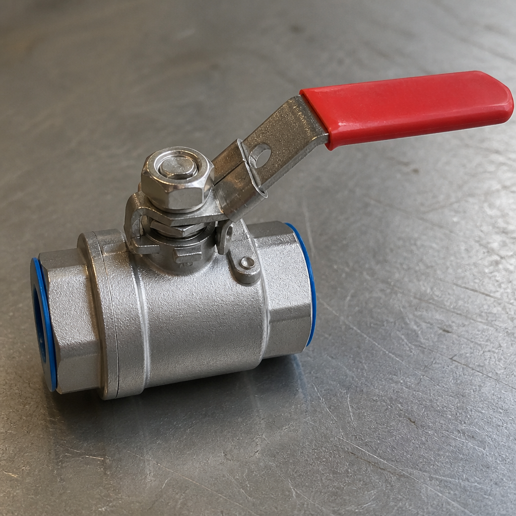 Replacement Handle with Lockball Valve for Commercial Fryers