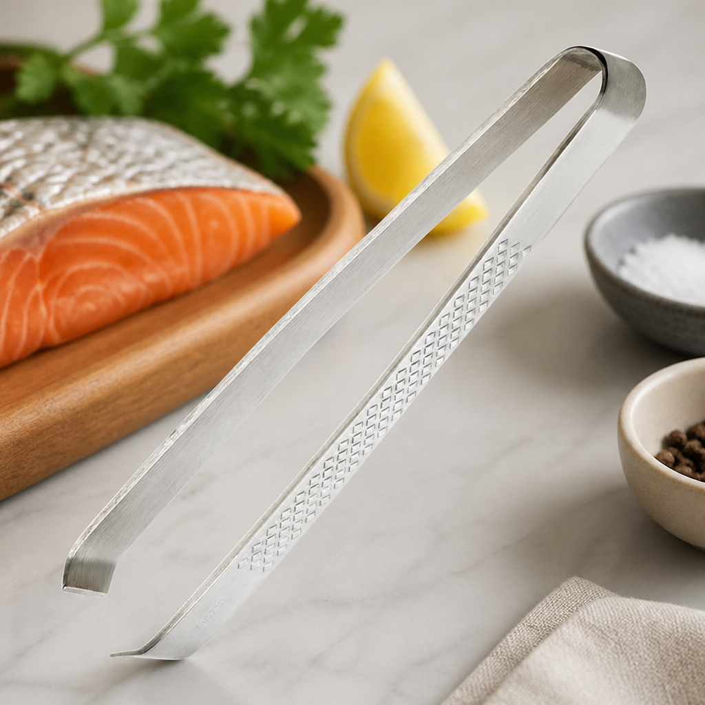 Commercial Fish Bone Tweezers Precision Tongs 4.5 Inch