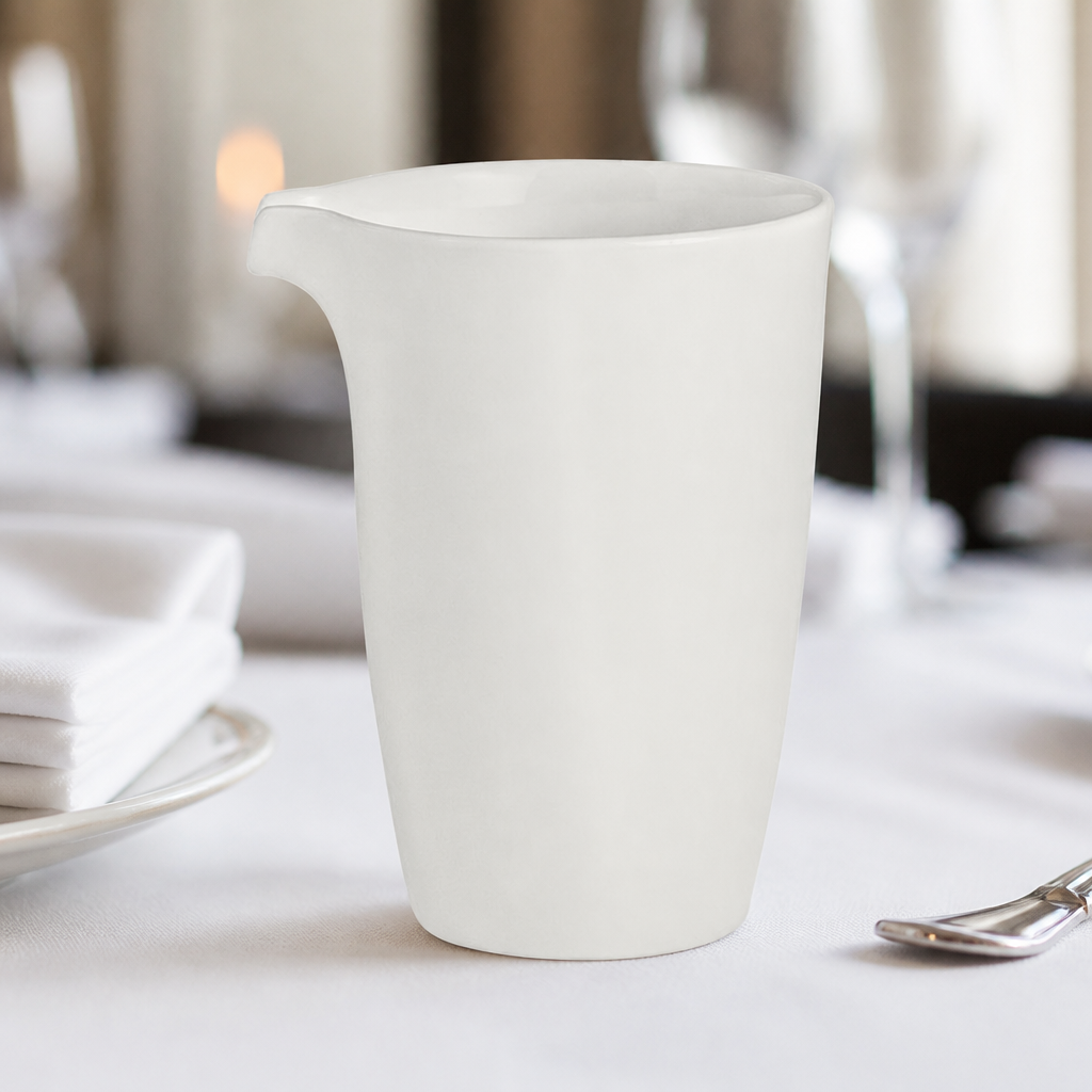 310ml Commercial Fine China Pourer for upscale dining, 12 pack