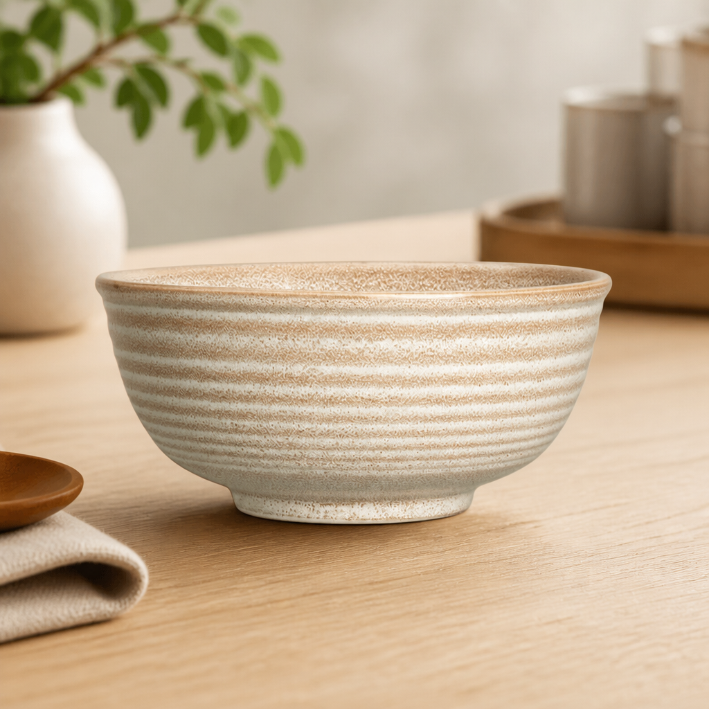 200mm Commercial Ramen Bowls - 12 Pack Vitrified Stoneware