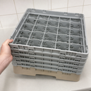 Commercial Glass Rack 25 Compartments Max Height 257mm