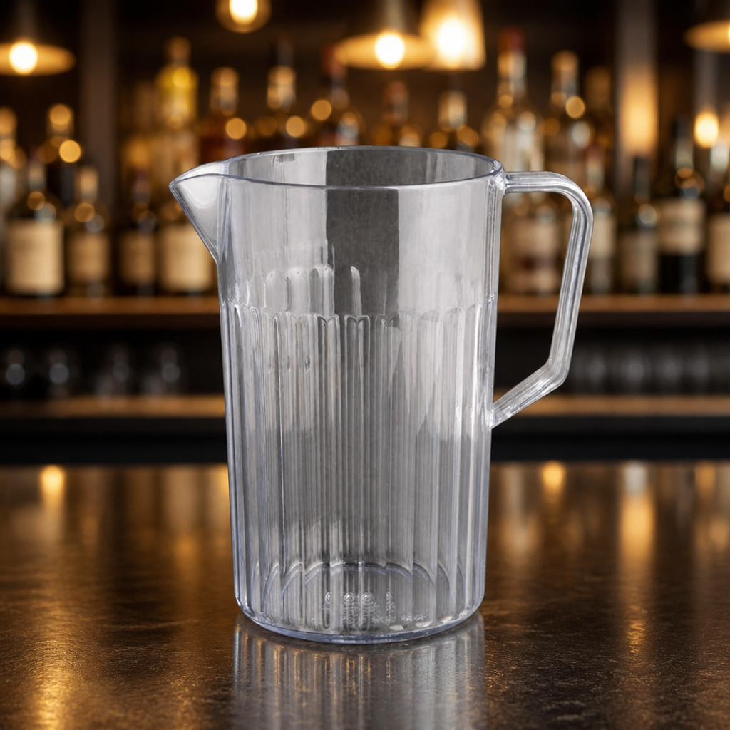 Commercial Polycarbonate Jug 0.9Ltr with ergonomic handle