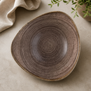 Commercial Stonecast Raw Lotus Plate 229mm Brown 12 Pack