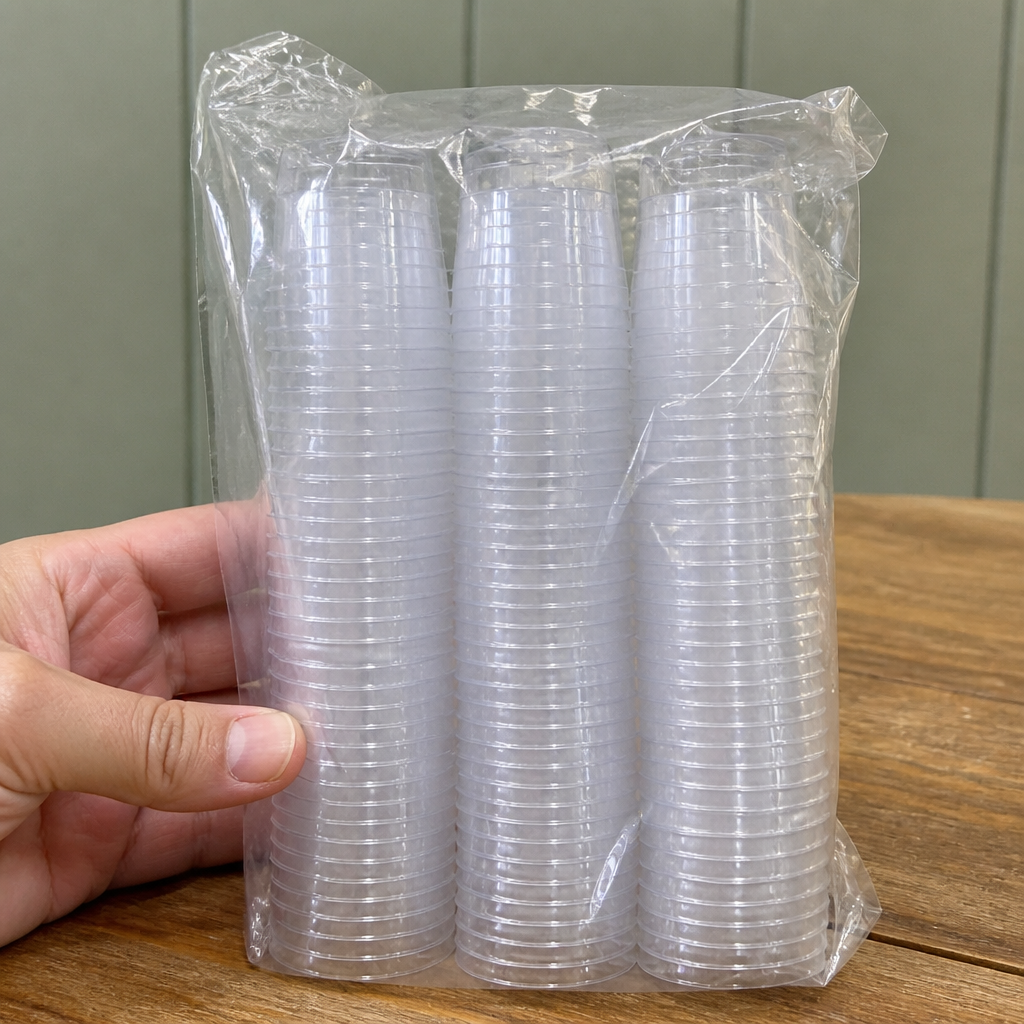 30ml Clear Disposable Shot Glasses - 1000 Pack