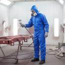 Premium Disposable Flame Retardant Coverall with Breathable Fabric, Oil and Alcohol Resistance for Hazardous Dust Protection