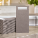 Commercial Cutlery Pouches with White Napkin 200 Pack