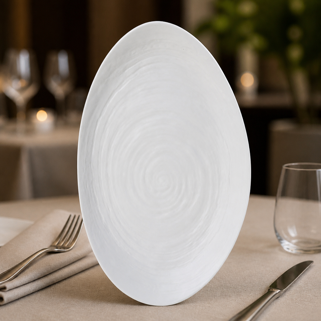 400mm Commercial Melamine Oval Platter for buffets and sharing