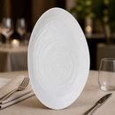 400mm Commercial Melamine Oval Platter for Buffets and Sharing