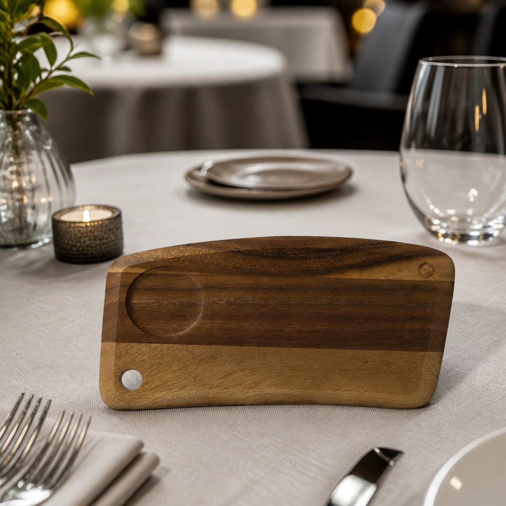 Commercial Wooden Deli Board 310x165mm - Pack of 4