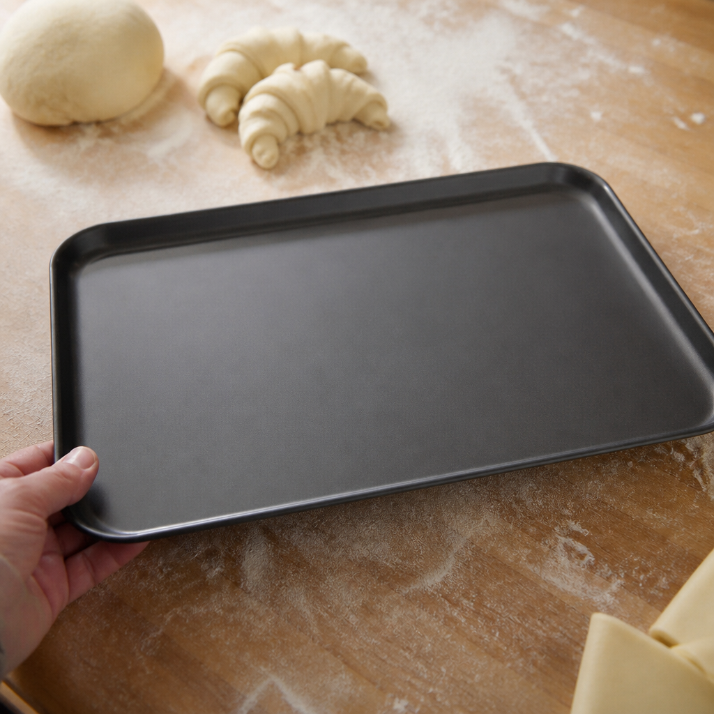 Large Aluminium Baking Tray 420x305mm for commercial use