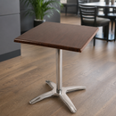 Commercial Dark Brown Table Top and Base Combo 710mm Height