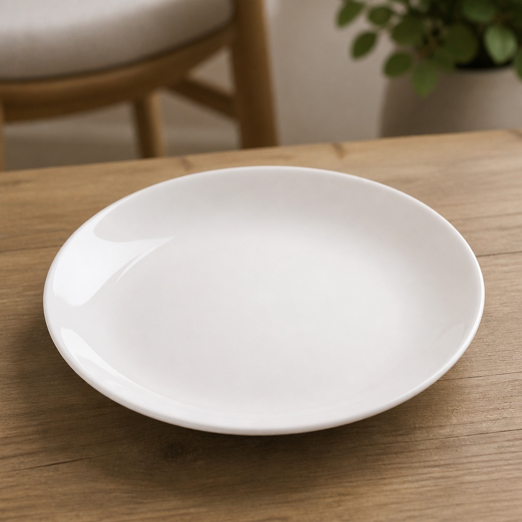 Commercial Deep Coupe Plates 255mm for Catering - 12 Pack