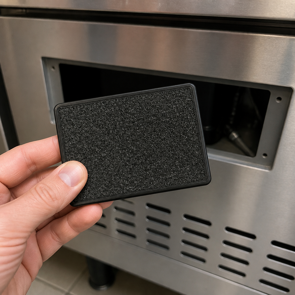 Commercial replacement screen filter for under counter fridge