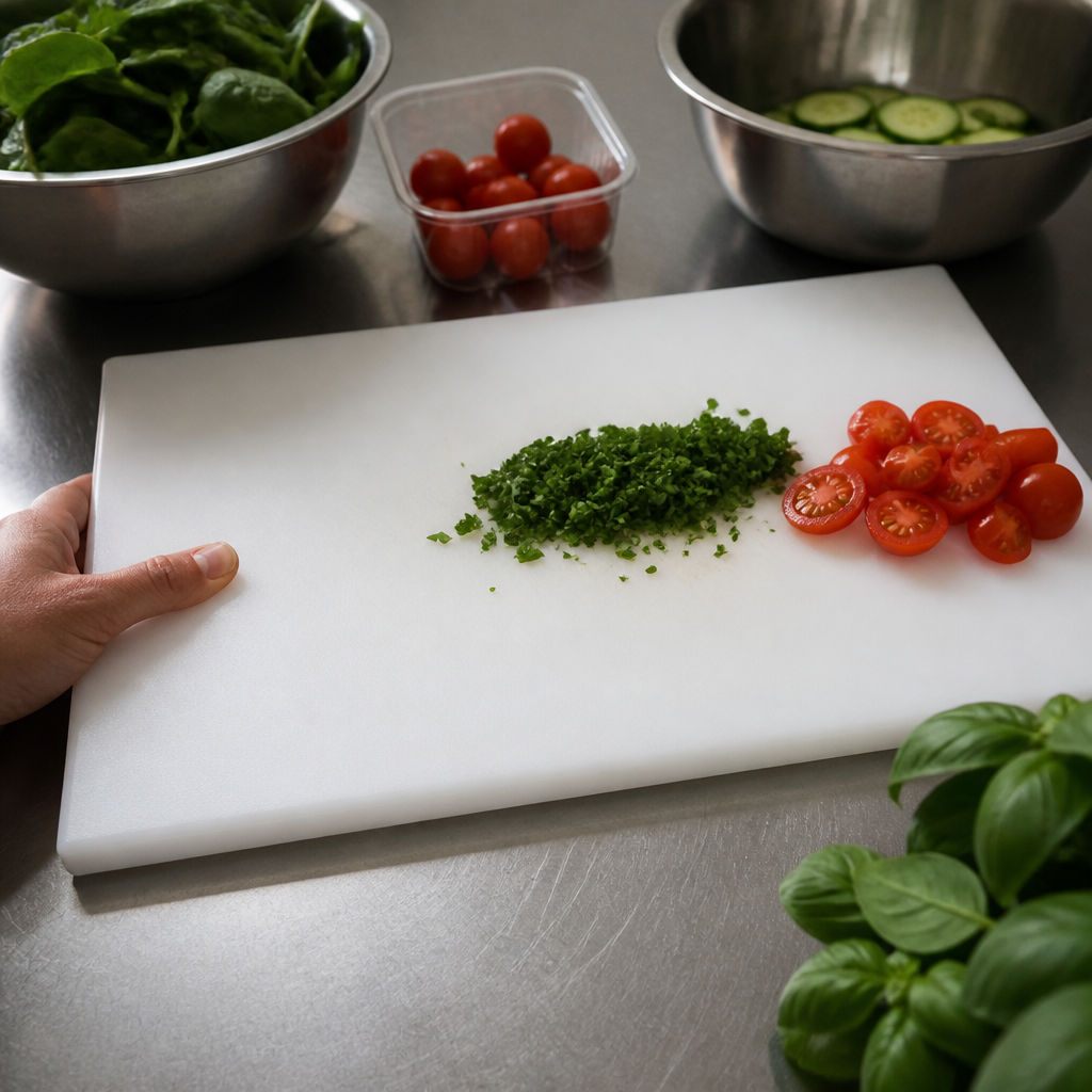Commercial High Density Antibacterial Chopping Board 455x305mm