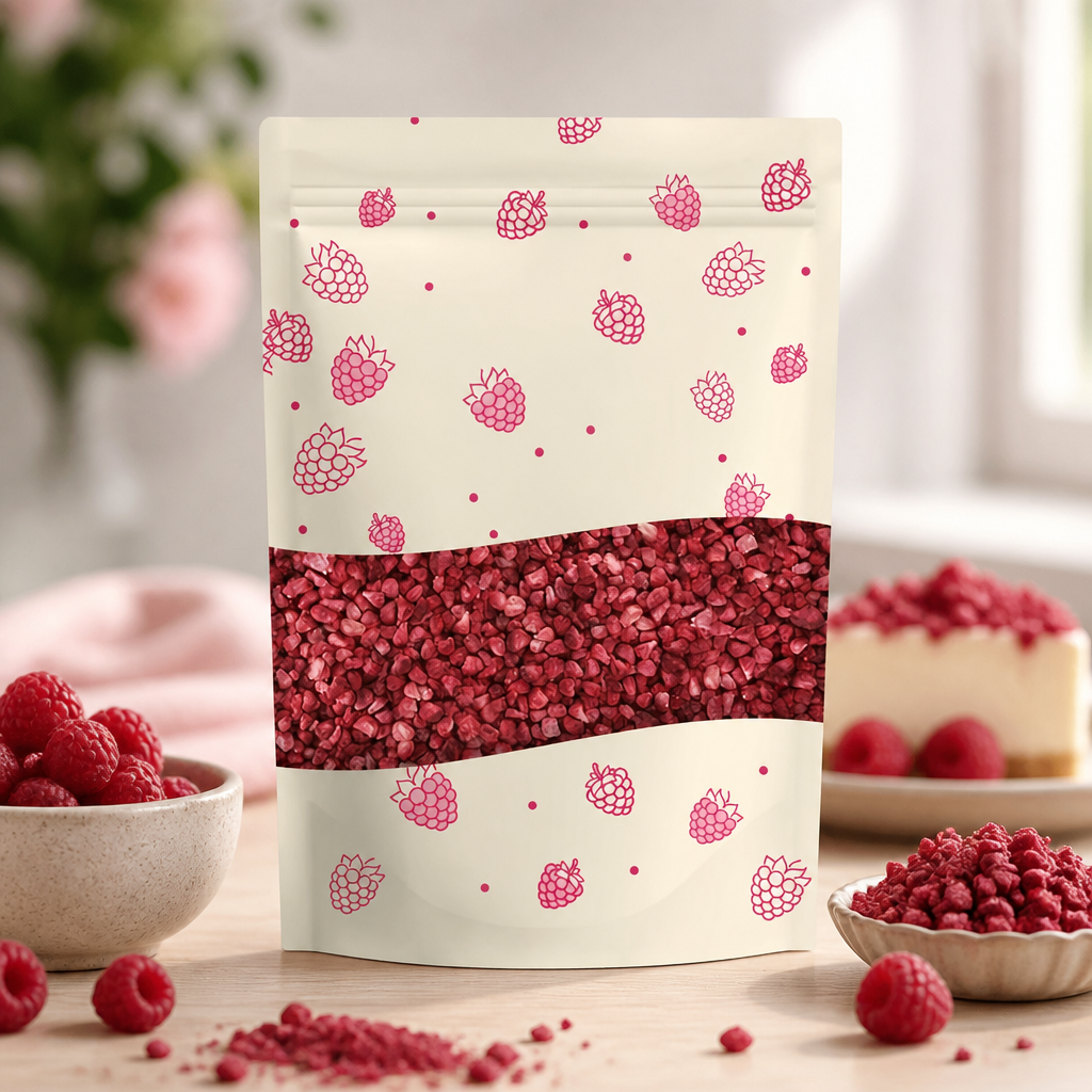 Freeze Dried Raspberries 150g for drinks and desserts