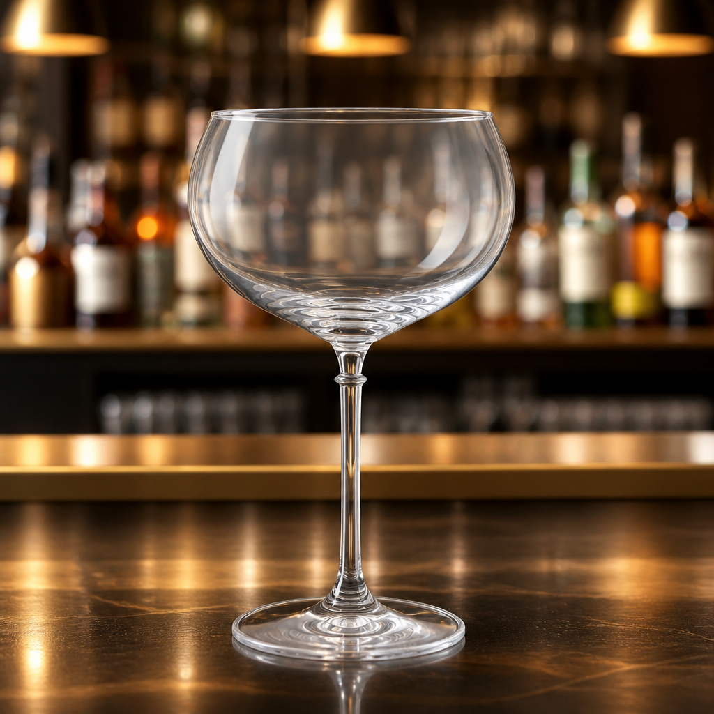 540ml Vintage Cocktail Glasses - 6 Pack for Commercial Use
