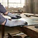 Premium Cut-Resistant Glove with Nitrile Sandy Palm Coating and Steel Core for Maximum Grip and Comfort