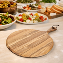 Commercial Acacia Wood Round Pizza Paddle Board 330mm