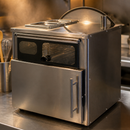 Compact Commercial Potato Baker with Bain Marie Top 4.5kg Capacity