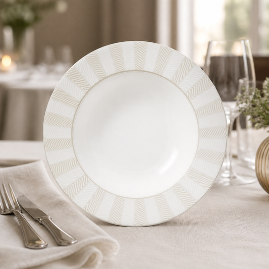 Commercial Large Rim Bowls 280mm for Upscale Dining 6 Pack