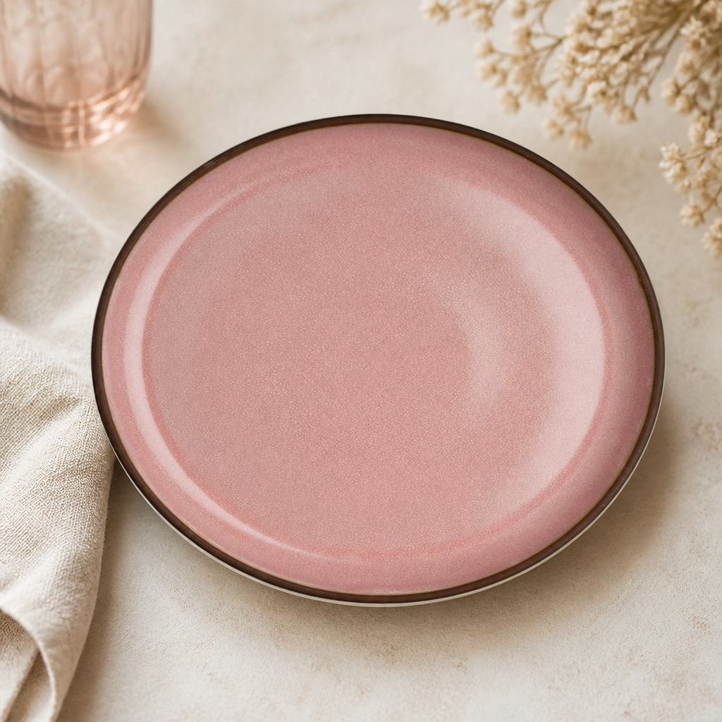 Commercial Spice Plates 240mm - 12 Pack Vitrified Stoneware