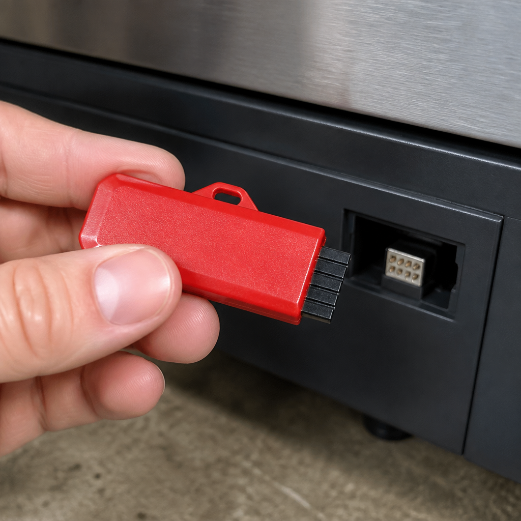 Hot Key for upright fridges in commercial kitchens