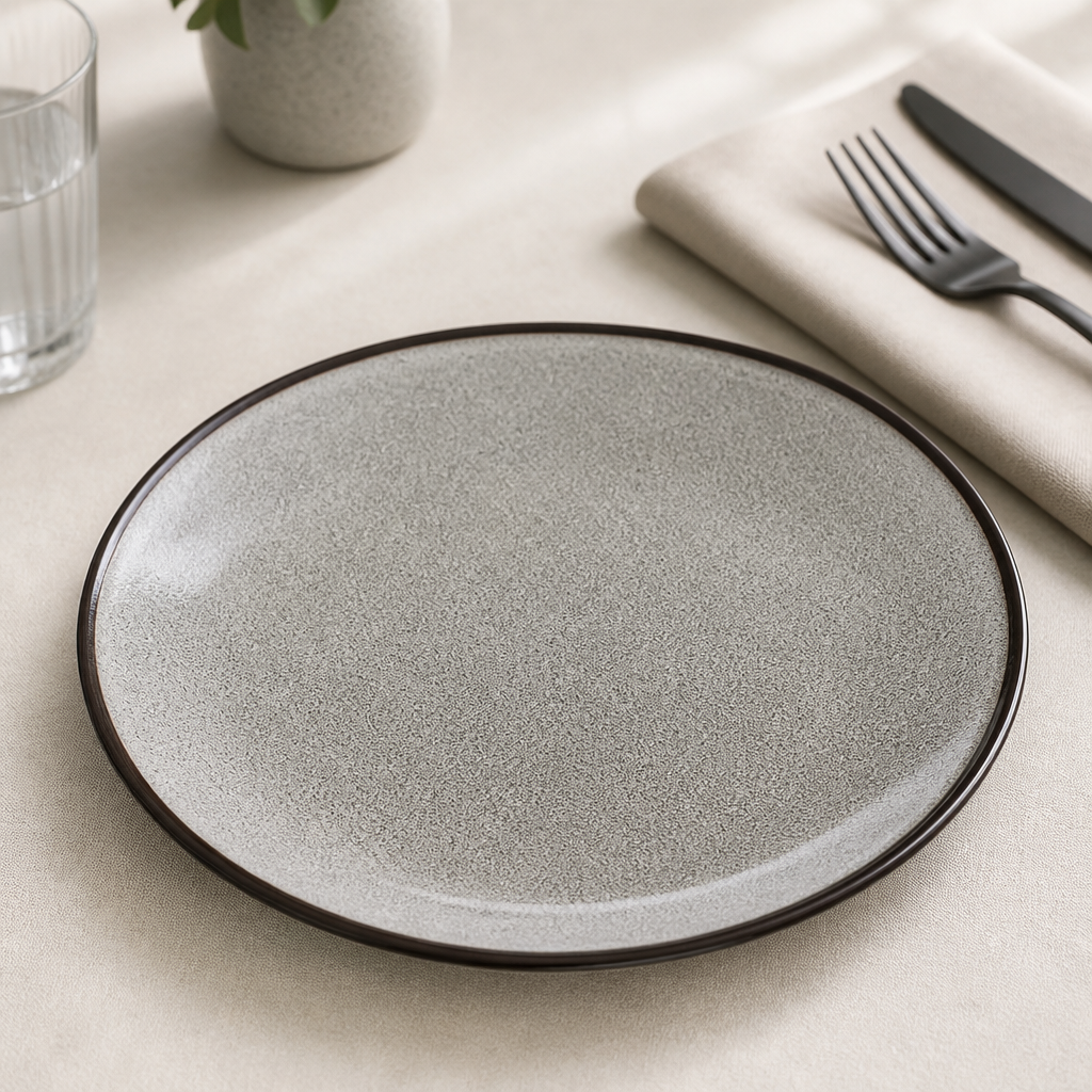 Commercial Mineral Coupe Plates 230mm - 6 Pack