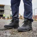 Premium Heavy Duty Leather Hiker Boot S3 SRC with Steel Toe Cap and Slip-Resistant Sole