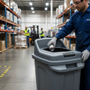 Premium Open Top Recycling Bin for Metal & Cans - 70 Litre Capacity for Efficient Waste Management