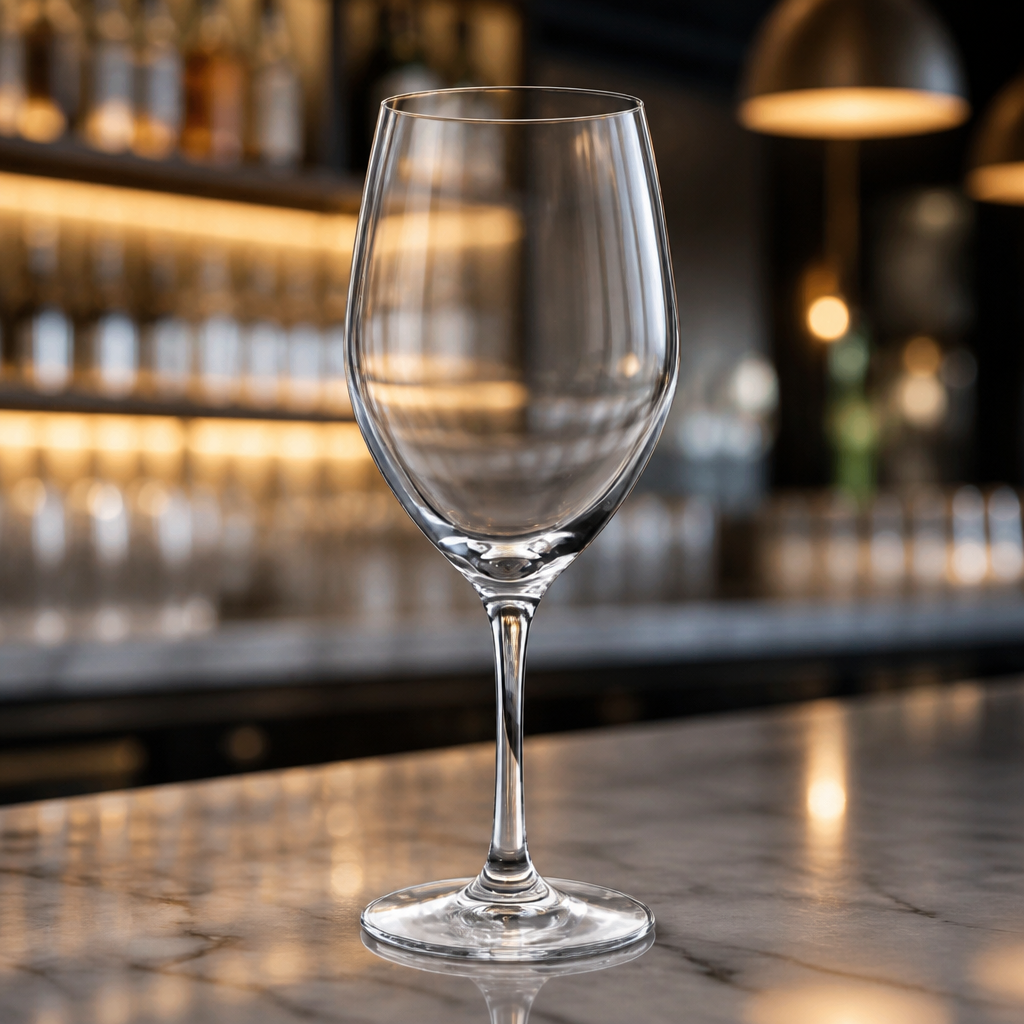 Commercial Wine Glasses 375ml Crystal 6 Pack
