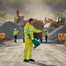 Premium High-Visibility Hooded Sweatshirt - EN ISO 20471 Class 3 Compliance for Outdoor Safety in Traffic Management